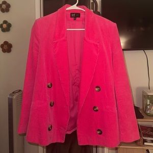 zara courderoy blazer